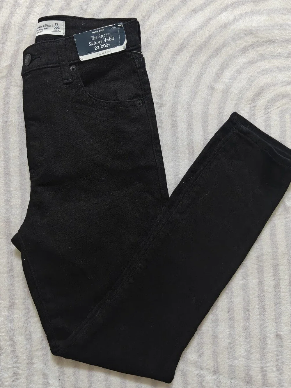 Abercrombie & Fitch Women's High Rise Super Skinny Ankle Jeans Curve Size 23/000